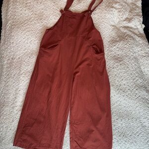 Women's Rust Jumpsuit